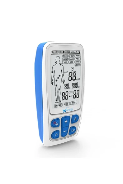 FİZYOPOL X-pool R-c4a 2 Kanal Lı Şarj Edilebilir Bataryalı Dijital Tens,ems, Masaj Cihazı - Resim 3