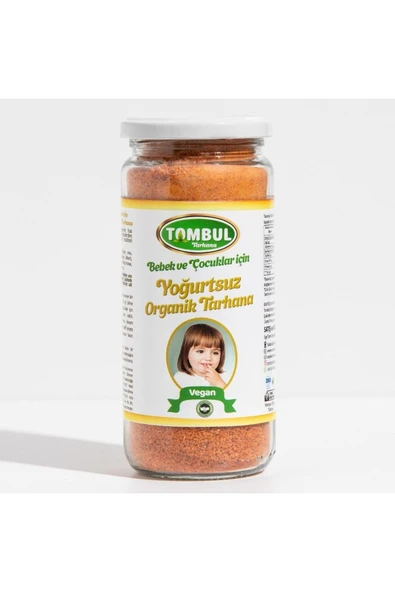Tombul Organik Yoğurtsuz Vegan Bebek Tarhana 380 Gr