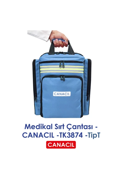 CANACIL TipT Medikal Sırt Çantası - CANACIL -TK3874 - Mavi - 1