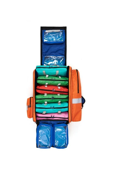 TRİNK ÇANTA Sırt Çantası Ilkyardım Ve Travma Çantası - Asm Çantası - Att Çantası - Turuncu - 7