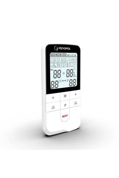 FİZYOPOL Elite Şarj Edilebilir, Bataryalı,2 Kanallı Fizik Tedavi Portatif Tens, Ems,masaj Cihazı - Resim 3
