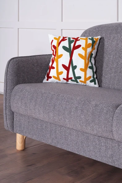 Kilim Mobilya Bohem'S Koltuk Üç Kişilik Koltuk Gri - Resim 11