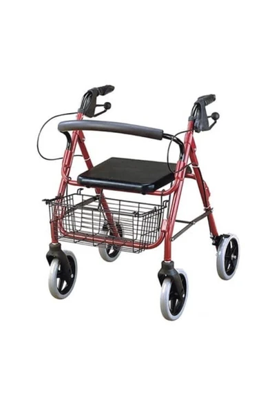 WALESSAN Hasta Yaşlı Yürüteci Lüx Yürüteç Tekerlekli Walker - W965 Tekerlekli Rollatör - 4
