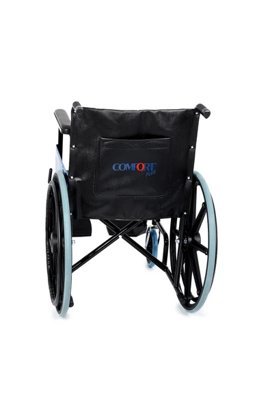 COMFORT PLUS KY809 Deri Döşeme Standart Tekerlekli Sandalye - Resim 5