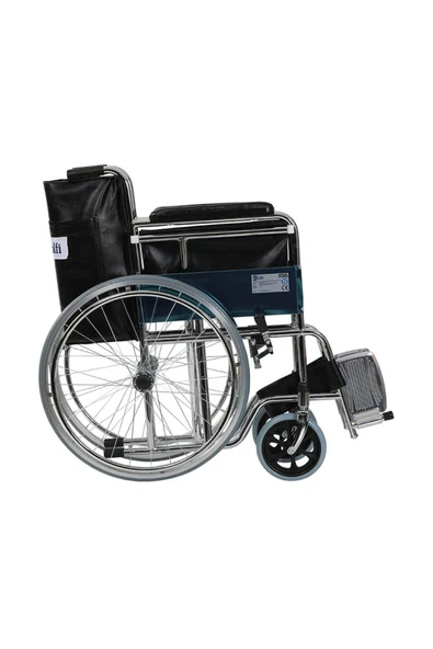 GOLFİ Katlanır Manuel Tekerlekli Sandalye - Resim 2