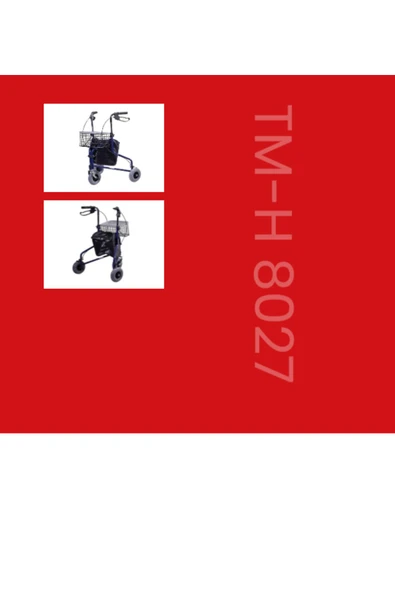EMEKCOM YÜRÜTEÇ 3 TEKERLEKLİ (WALKER) - TM-H 8027 3 TEKERLEKLİ ROLATÖR - YÜRÜTEÇ - Resim 2