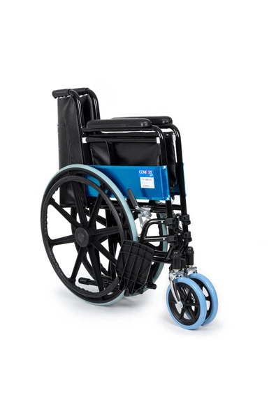 COMFORT PLUS KY809 Deri Döşeme Standart Tekerlekli Sandalye - Resim 6
