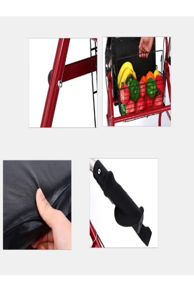 COMFORT Dm9144 Rolatör 4 Tekerlekli Yürüteç Rolatör - Resim 2