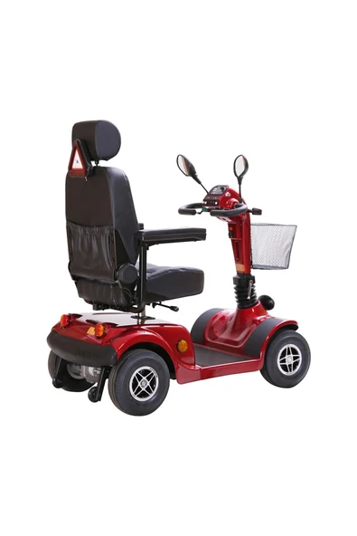 SCUBA S350 Deiser Midi Scooter-kırmızı Renk - Resim 4