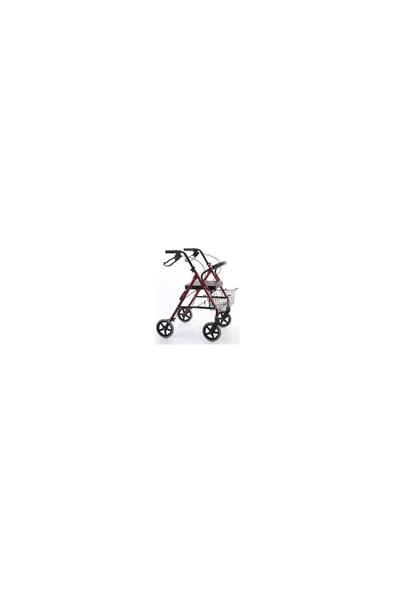 WHİTWHEELS Whit Wheels Tekerlekli Oturaklı Yürüteç Frenli Sepetli Wolker Rolatör - 1