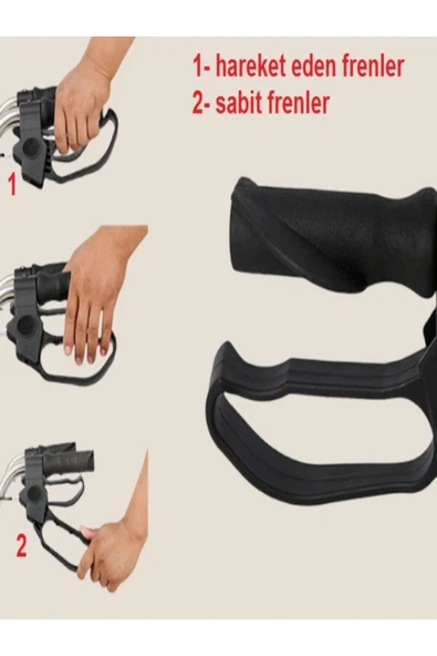 MEDİKALÖZTÜRK Rolatör Tekerlekli Yürüteç Hasta Yaşlı Yürüteçi Oturaklı 4 Tekerli 130 kg Taşıma Kapasiteli - Resim 5