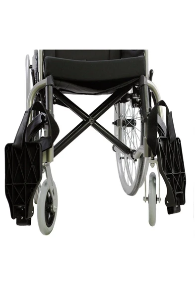 POYLİN P957 Alüminyum Hafif Hasta Engelli Refakatçi Tekerlekli Sandalye 50 Cm - 3