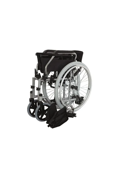 POYLİN Refakatçi Frenli Manuel Tekerlekli Sandalye 45 Cm - 3