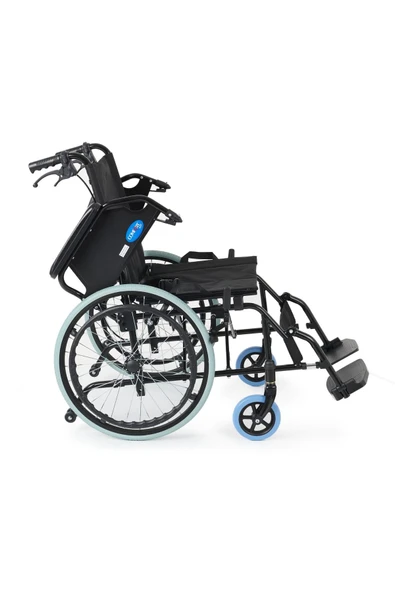 COMFORT PLUS Tage 863laj A20 Alüminyum Özellikli Refakatçı Frenli Tekerlekli Sandalye - Resim 5