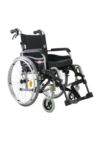 POYLİN P957 Alüminyum Hafif Hasta Engelli Refakatçi Tekerlekli Sandalye 50 Cm - 6