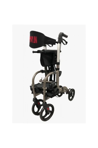 MEDİKALBİRLİK Ayaklıklı Rollatör Titanyum - Resim 4