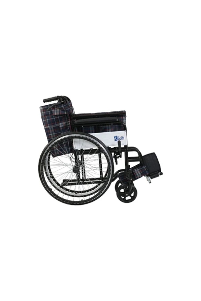 GOLFİ Golfi G099 Maunel Tekerlekli Sandalye Refakatçı Tekerlekli Sandalye Hasta Bakım Sandalyesi - Resim 2