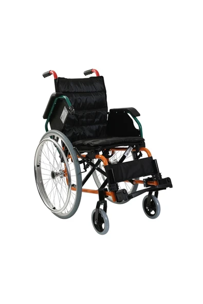 GOLFİ G305 Alüminyum Pediatrik Tekerlekli Sandalye | 35 Cm Oturma Genişliği, 100 Kg Taşıma - 2
