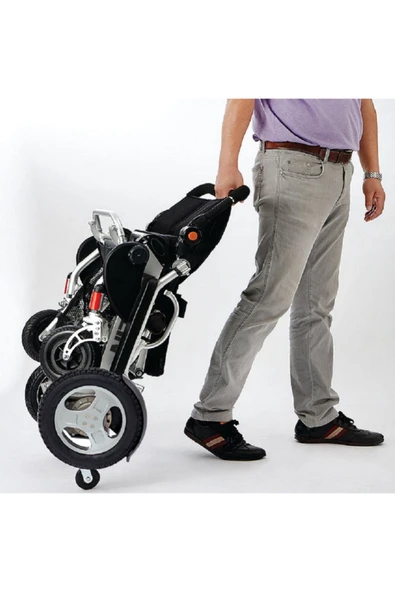 POYLİN P209 Hafif Akülü Sandalye xl Model - 180 kg Taşıma - Resim 5