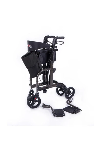 COMFORT PLUS İthal Lüx Ayak Pedallı Alüminyum Rolatör Yürüteç Bz9124a - Resim 7