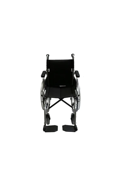 POYLİN Refakatçi Frenli Manuel Tekerlekli Sandalye 45 Cm - 1