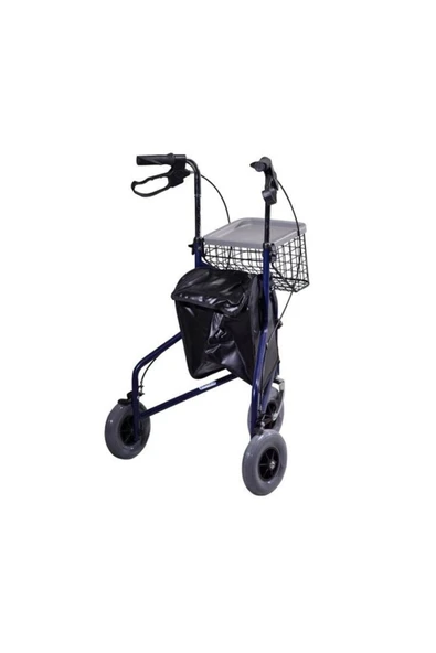 MEDWELT 3 Lüx Tekerlekli Sepetli Yürüteç (WALKER) / Rollator Tm-h8027 - Resim 2