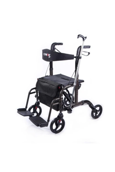 WOODHUB İthal Lüx Ayak Pedallı Alüminyum Rolatör Yürüteç Bz9124a - 1