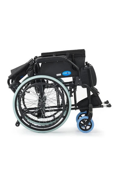 COMFORT PLUS Tage 863laj A20 Alüminyum Özellikli Refakatçı Frenli Tekerlekli Sandalye - Resim 6