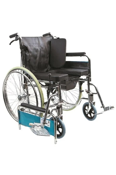 MEDİKALBİRLİK Golfi G120 Klozetli Tekerlekli Sandalye - Resim 4