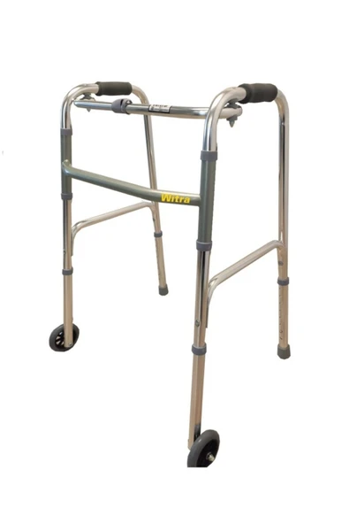MEDİKALÖZTÜRK Lüx Ithal Tekerlekli Hasta Yürüteci Alüminyum Walker Wolker Yürüteç ürün görseli