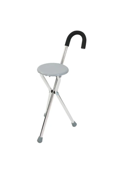 MEDİKALBİRLİK Pr-106 Alüminyum Oturaklı Baston - 1
