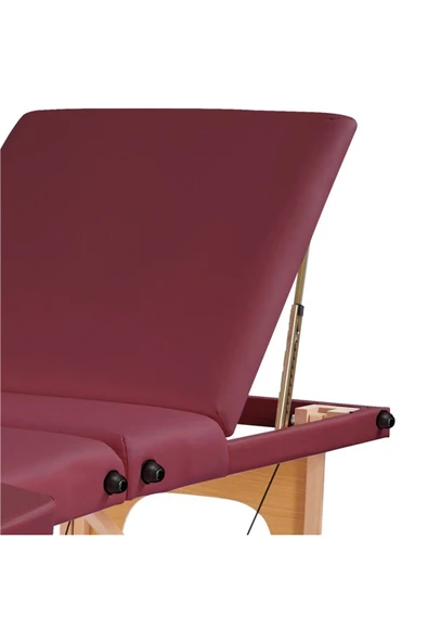 HEDEF MEDİKAL İthal Lüx Ahşap Katlanabilir 3 Parça Çanta Tipi Masaj Masası - 3