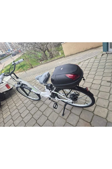 REXXMOTOR Bisiklet Arka Çanta 17 Lt Şehir Bisikleti Çantası Elektrikli Bisiklet Reflektör Kilitli Çanta - 1