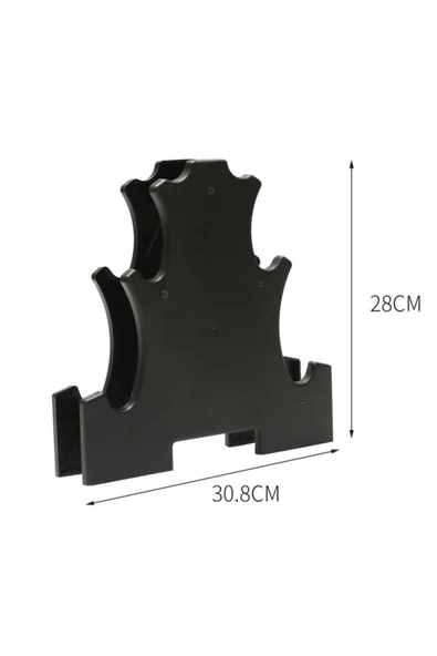 CBTX 3 Set Dambıl El Ağırlıkları Setleri Standı Raf - 4