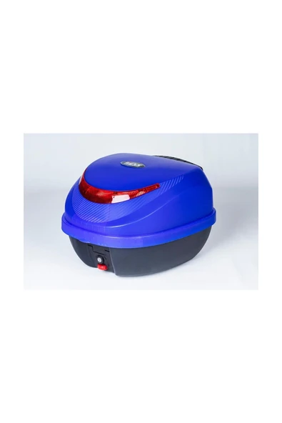 REXXMOTOR REXX MOTOSİKLET ARKA ÇANTA 32LT MAVİ TOPCASE - 1