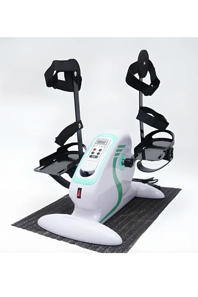 DR.FLEXİ Elektrikli Lcd Ekranlı Egzersiz Bisikleti, Bacak Sabitli Motorlu Egzersiz Pedalı - 1