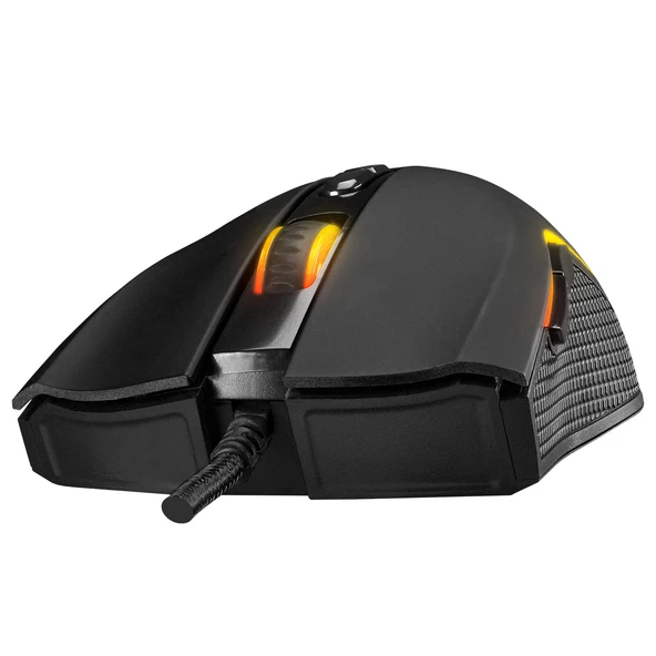 RAMPAGE SMX-R44 V2 MAKROLU SİYAH 12800 DPI RGB LEDLI 80 MILYON GAMING PRO OYUNCU MOUSE - 3