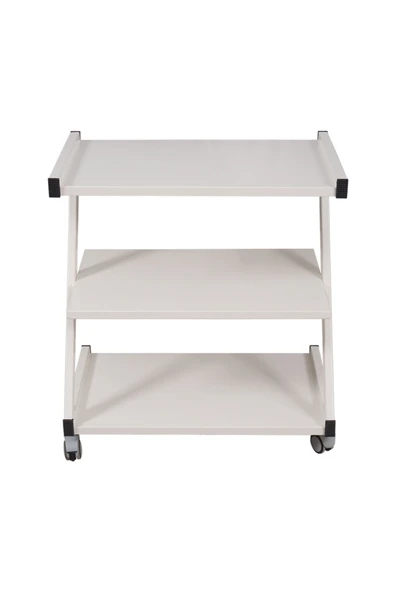 ERTIP Üç Katlı Z Tipi Cihaz Sehpası - Resim 2