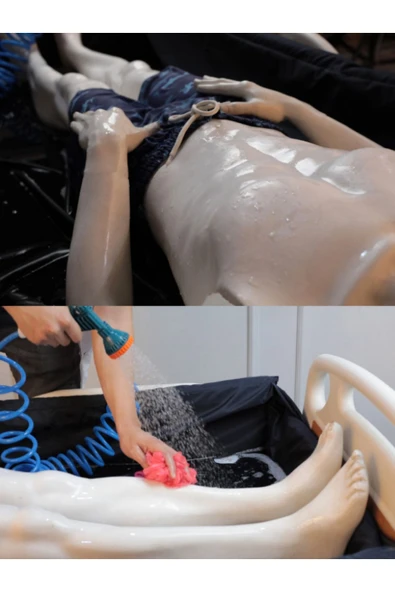 PRATİK Hasta Yıkama Seti Yatan Hasta Banyo Seti - Resim 5