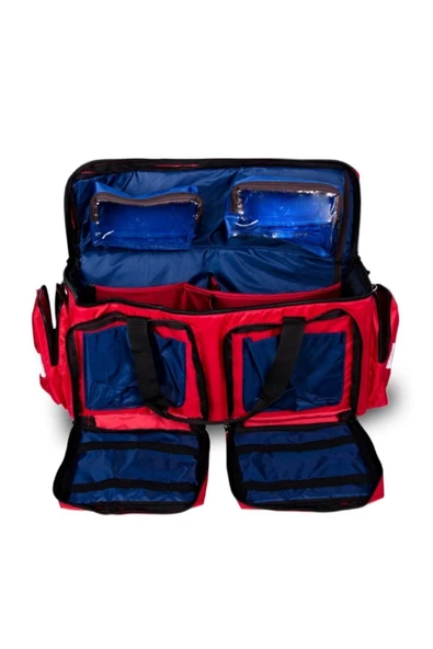 COMFORT PLUS Ilk Yardım Çantası 2 Çepli Büyük Boy Kırmızı Uyumlu - Resim 2