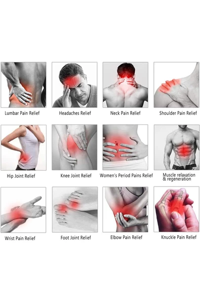 SABA Fdes108 Tens Ems Cihazı 2 Kanallı 4 Pedli Pilli Fizik Tedavi Ve Masaj Stimülatör (4 ADET PED HEDİYE) - Resim 4