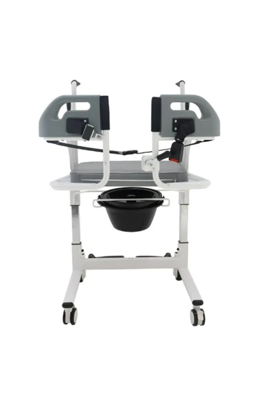 MEDİKALBİRLİK G550 Klozetli Hasta Taşıma Transfer Sandalyesi - Resim 4