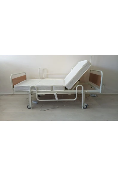 MEDİLABS 2 Motorlu Hasta Karyolası + 4 Parçalı Sünger Yatak + Havalı Yatak - Resim 2