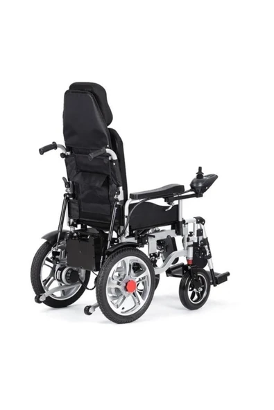 MEDİKALBİRLİK ayak kalkar sırt yatar Akülü Tekerlekli Sandalye baş destegi - Resim 3