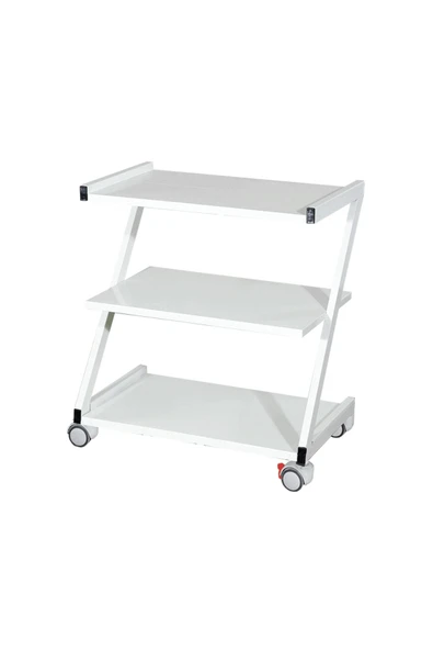 MEDİKALBİRLİK 3 Raflı Cihaz Arabası E-231/B ürün görseli 1