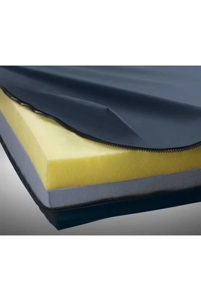 MAVİPAZAR Fermuarlı Hasta Karyolası Yatağı Visco 90x190x14 Cm ürün görseli