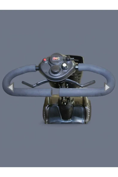 MASMEL SAĞLIK Scooter P401 Dört Tekerli Engelli Aracı - Resim 3