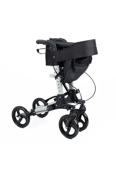 MAVİPAZAR Rölator MV-9102 Gri Lüx Alüminyum Rolatör Tekerlekli Yürüteç - Resim 2