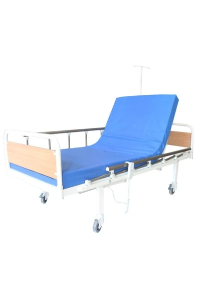 MAVİPAZAR 2 Motorlu Mdf Başlıklı Elektrikli Hasta Karyolası ürün görseli