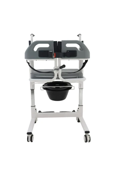 MEDİKALBİRLİK G550 Klozetli Hasta Taşıma Transfer Sandalyesi - Resim 3